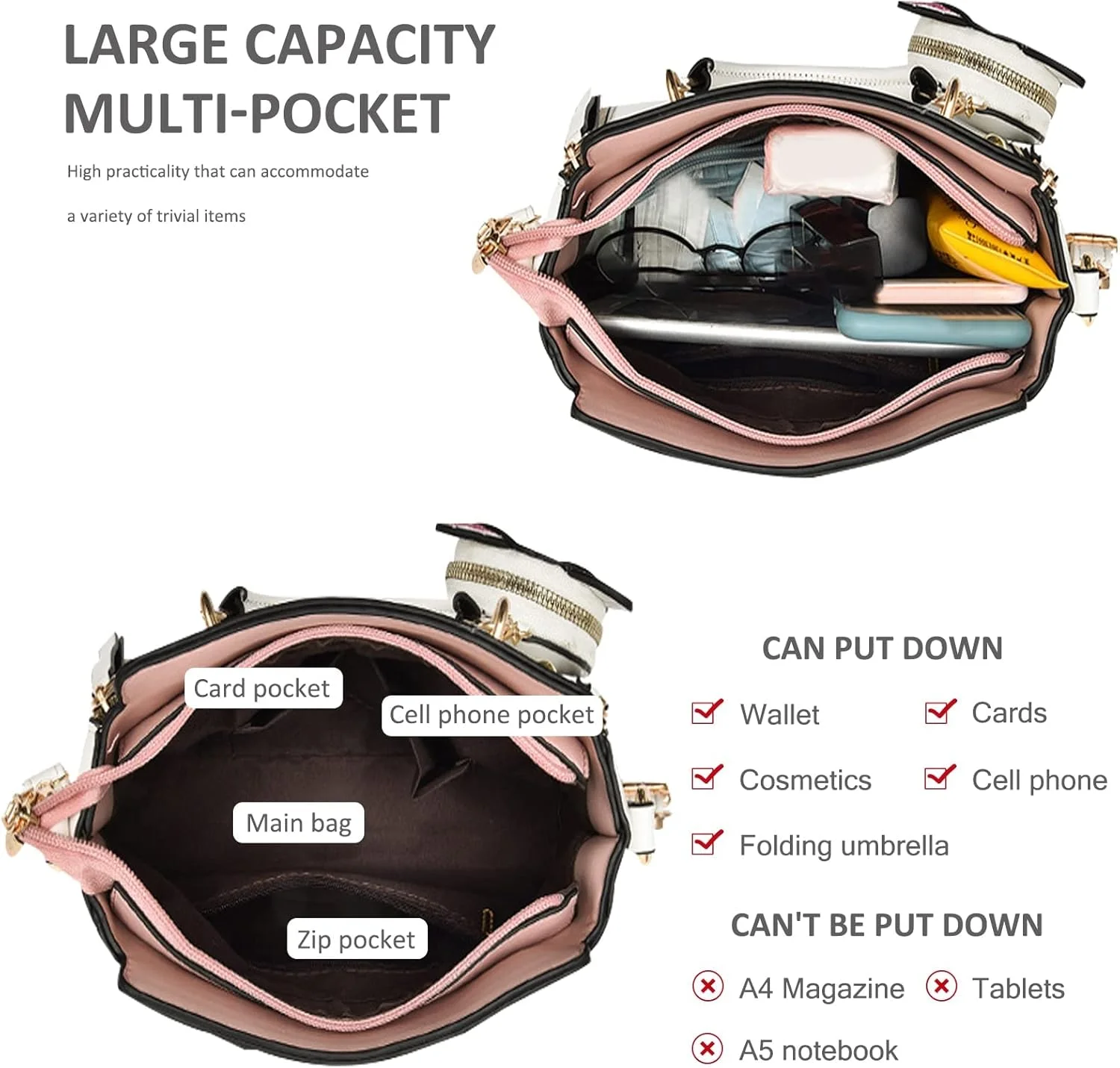 کیف دستی اکسفور، کیف دوشی، کیف رودوشی زنانه، کیف دستی زنانه