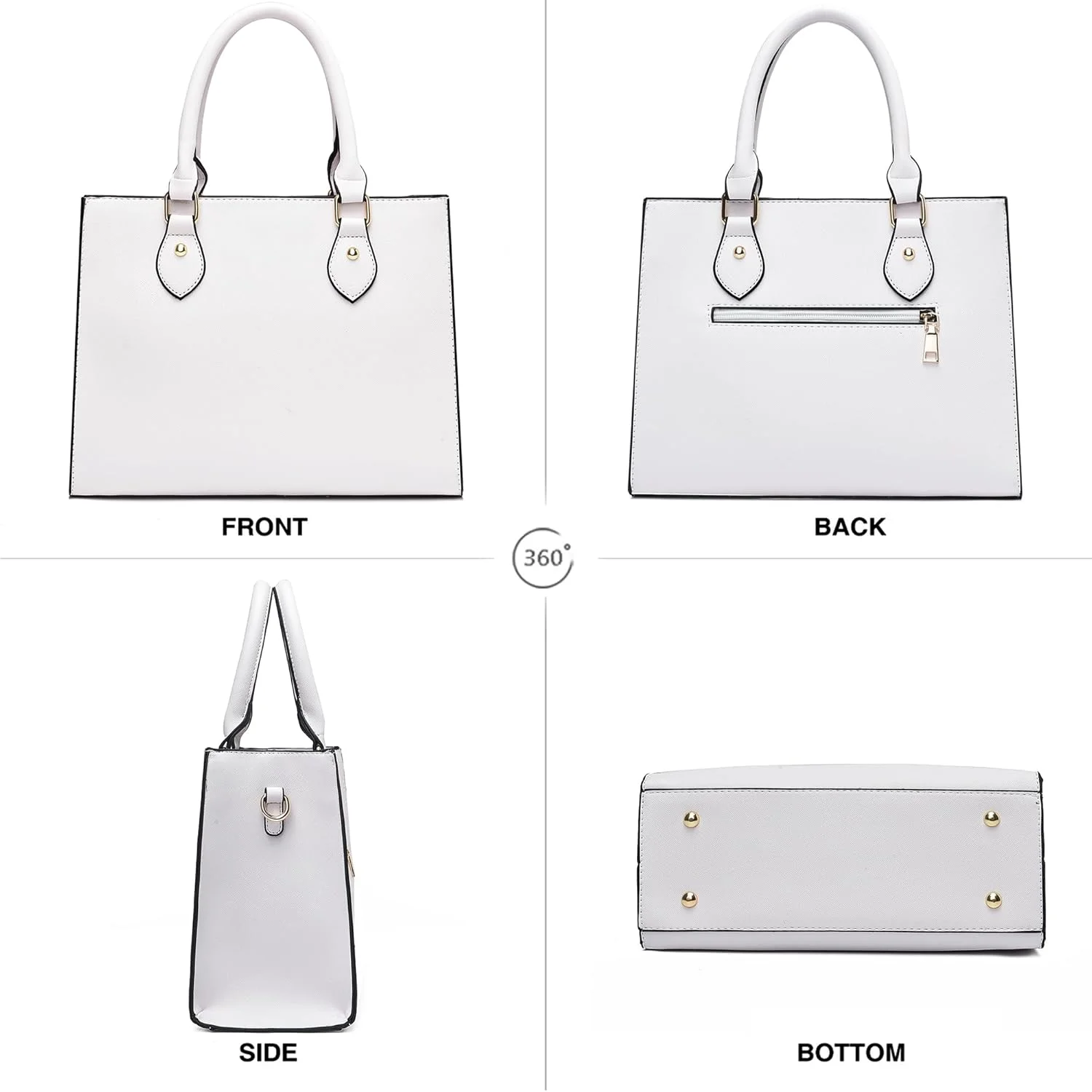 کیف دستی و کیف دوشی زنانه شیکاروسل، کیف چرمی PU با دسته بالایی