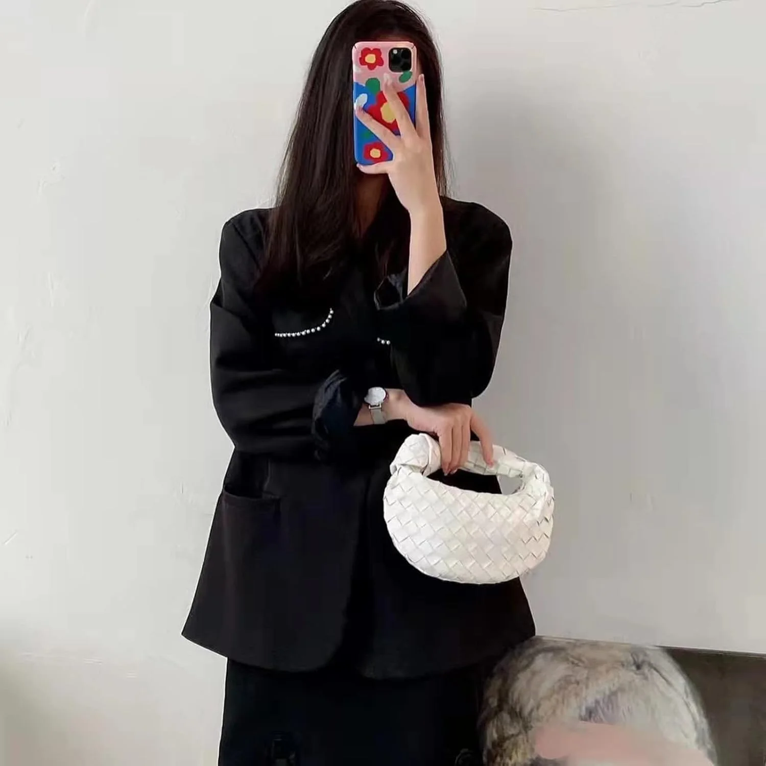 کیف دستی بافتنی TERRIFI زنانه، کیف کلاچ بافتنی گره دار، کیف شانه ای چرمی نرم، کیف کوچک هوبو زنانه با بست زیپی