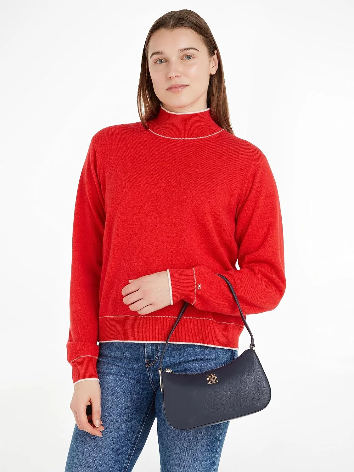 کیف دوشی زنانه تامی هیلفیگر مدل TH TIMELESS SHOULDER BAG Hobo