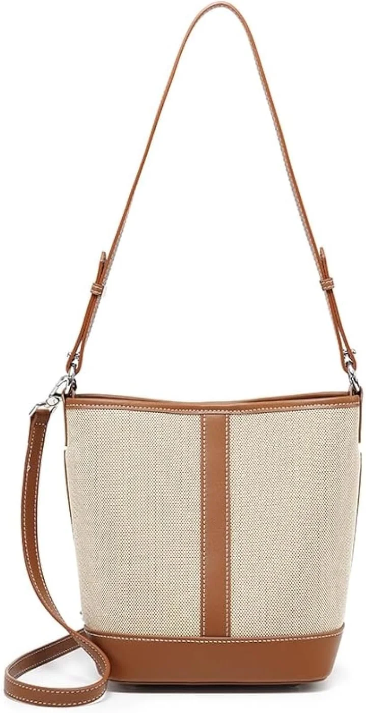کیف سطلی زنانه Skycare، کیف دستی چرمی، کیف بزرگ دوشی زنانه