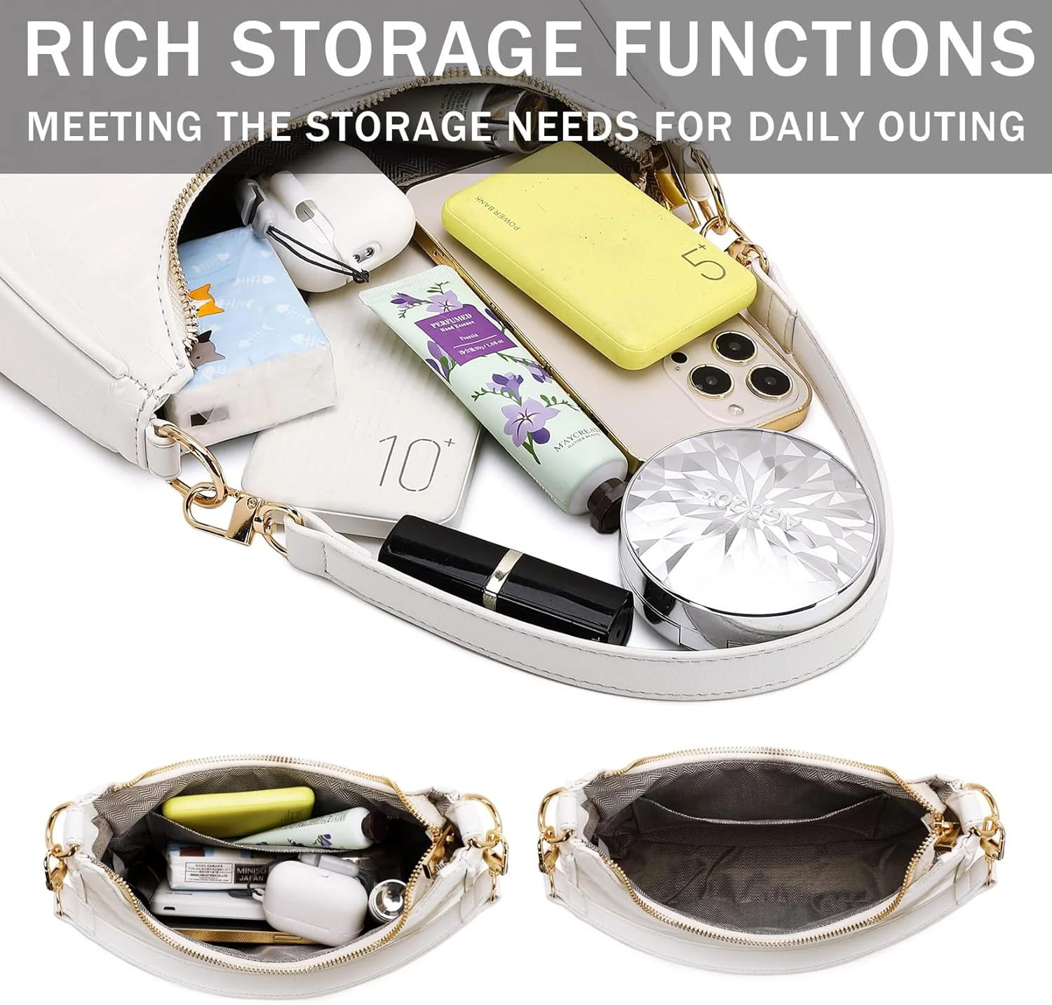 کیف دوشی زنانه Y2K، کیف دستی کلاچ کلاسیک، کیف کوچک