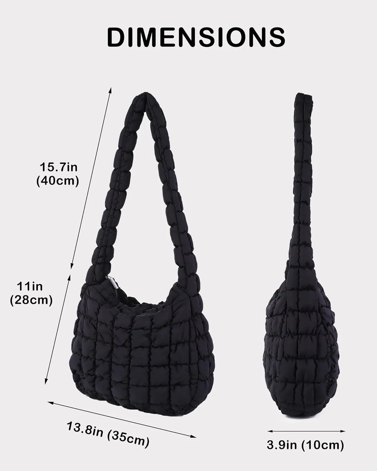 کیف دوشی زنانه ریجولی مدل پافر، کیف دستی نایلونی سبک و نرم کیف دوشی زنانه ریجولی مدل پافر، کیف دستی نایلونی سبک و نرم