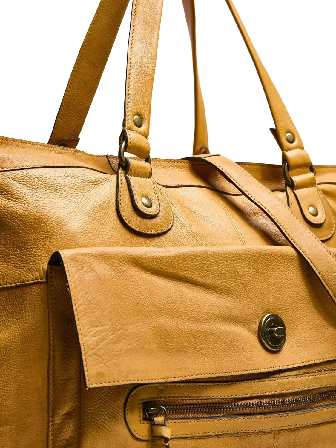 کیف دوشی چرمی زنانه مدل Totally Royal Travel Bag13، رنگ کنیاکی کیف دوشی چرمی زنانه مدل Totally Royal Travel Bag13، رنگ کنیاکی