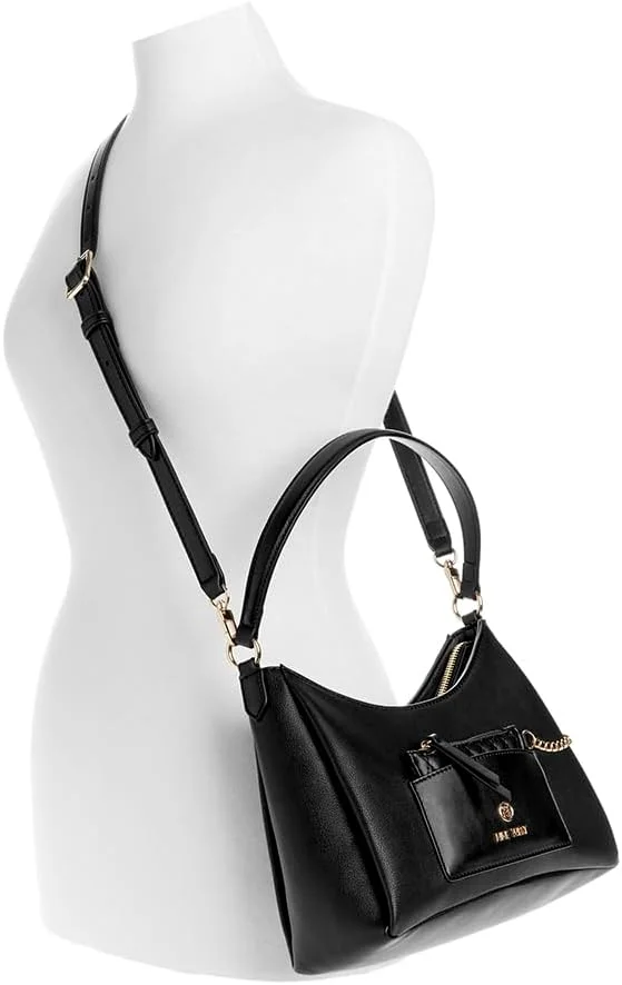 کیف دوشی ناین وست مدل MAVERICK با زیپ بالایی - مشکی