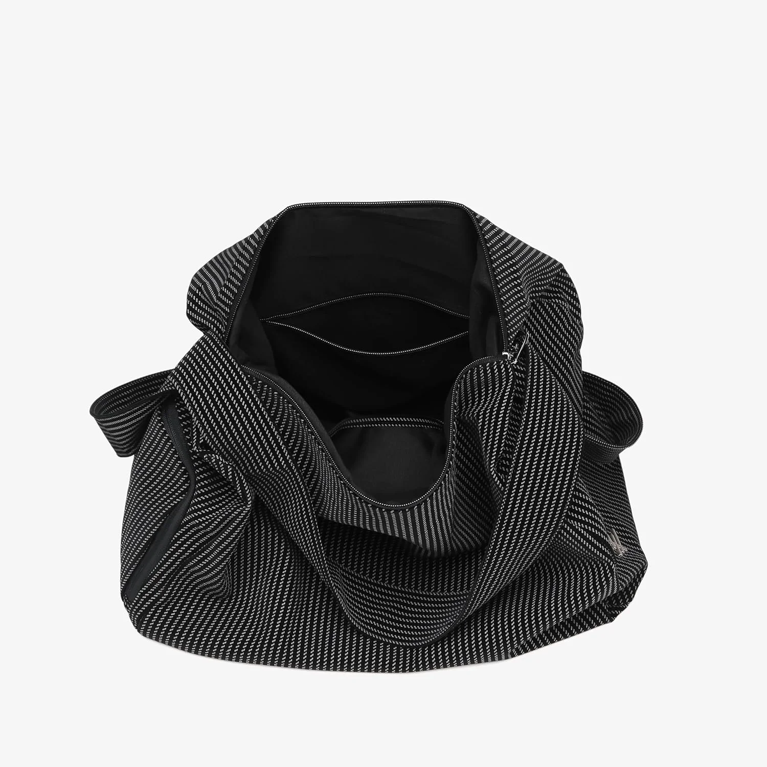 کیف دوشی زنانه راه راه شیک | کیف جادار روزمره برای کار و مسافرت | بادوام و سبک وزن با جیب های بیرونی و فضای داخلی جادار