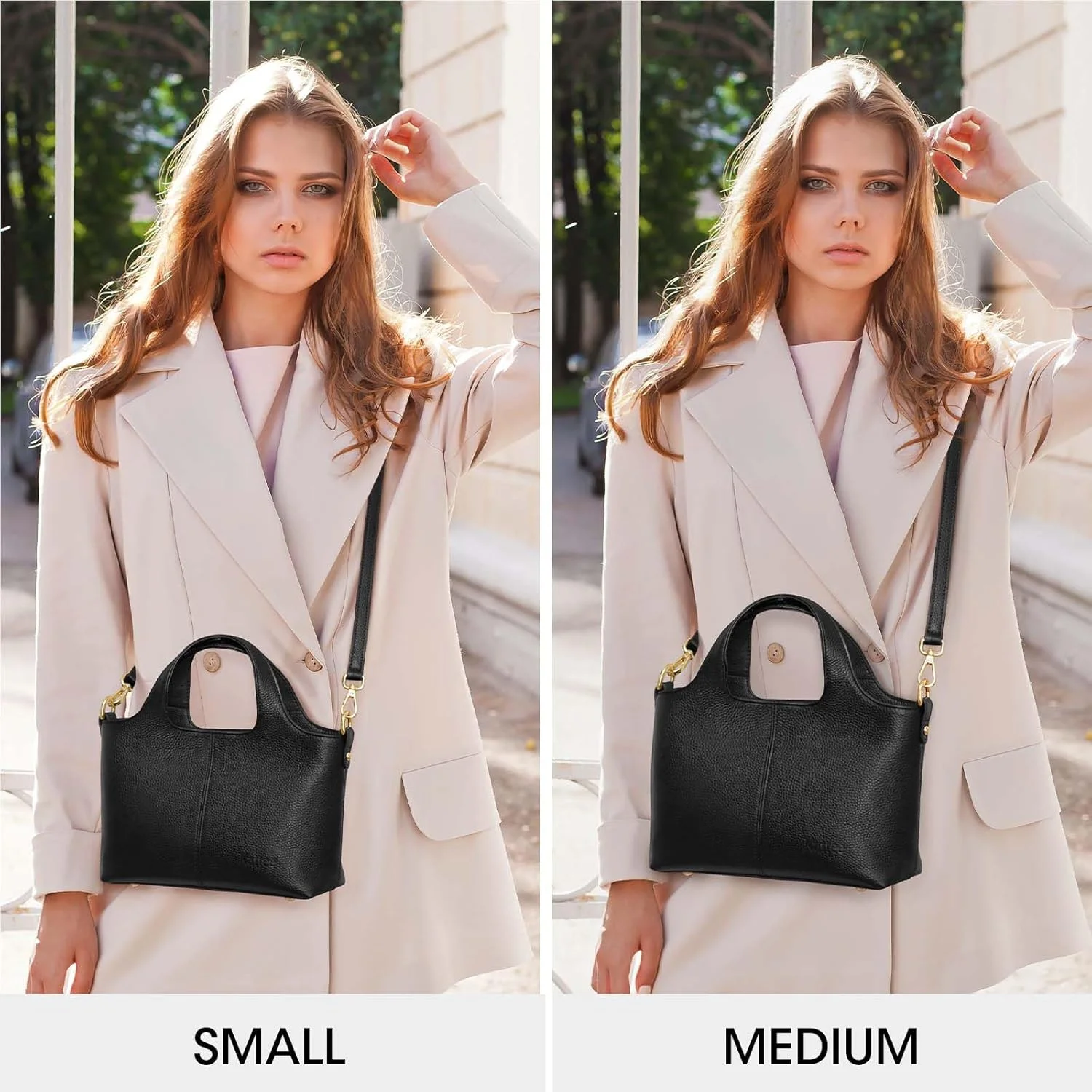 کیف های دستی و کیف های چرمی اصل Kattee برای زنان، کیف دوشی، کیف دستی نرم، دسته بالایی