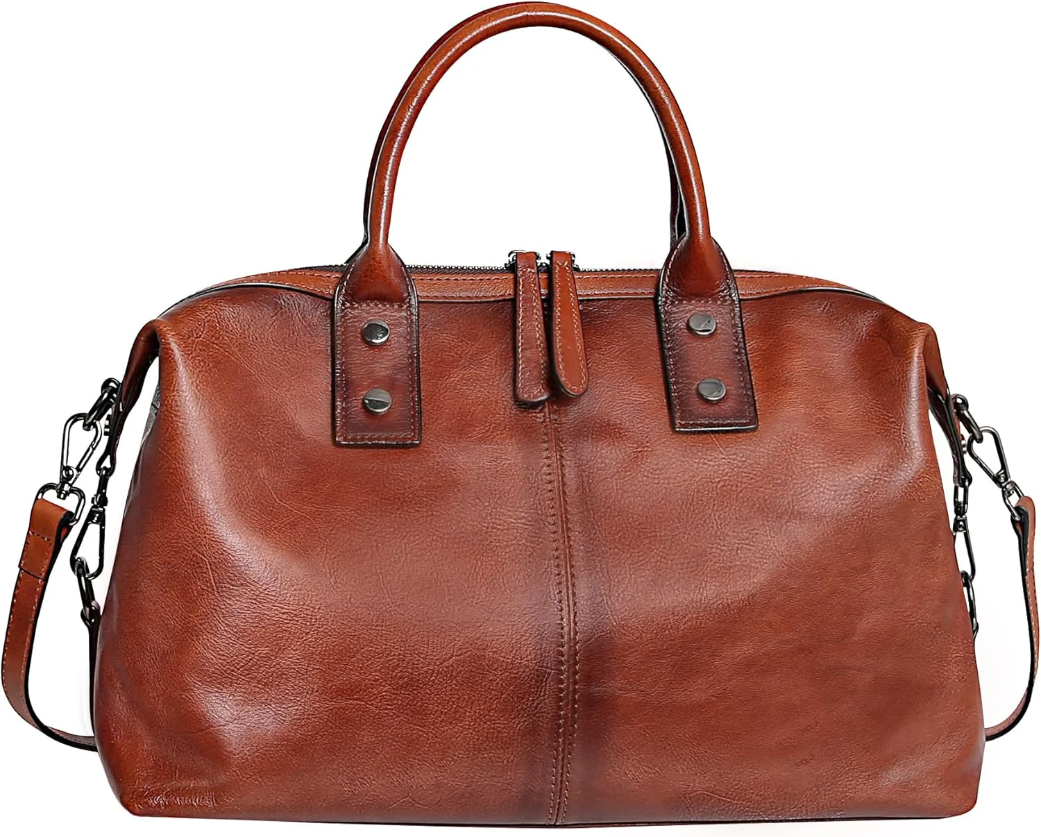 کیف دستی چرمی زنانه بزرگ با بند دوشی قابل تنظیم