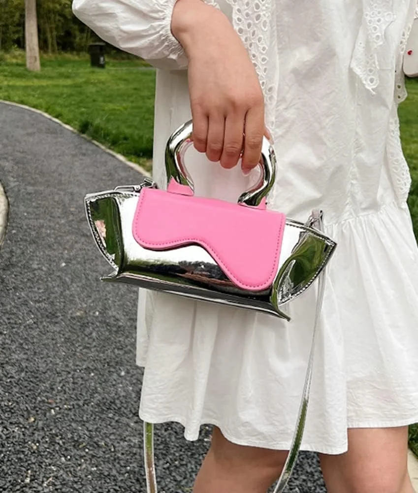 کیف نقره‌ای کوچک، کیف دوشی، کیف دستی زنانه، کیف مدل هاوبو، کیف شانه‌ای، کیف بزرگ زنانه 2024