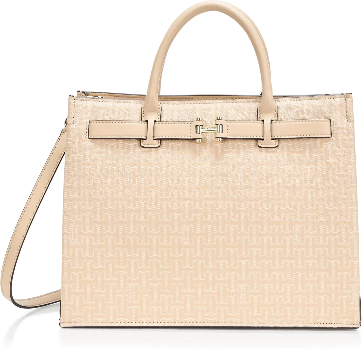 کیف دستی زنانه هالستون مدل جری با لوگوی امضا و زیپ