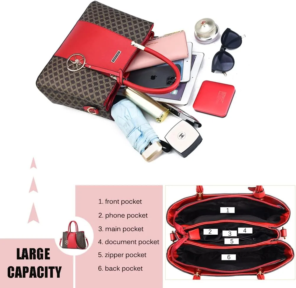 کیف دستی زنانه KURGOOL، کیف دوشی، کیف پیام رسان، کیف بزرگ زنانه کیف دستی زنانه KURGOOL، کیف دوشی، کیف پیام رسان، کیف بزرگ زنانه