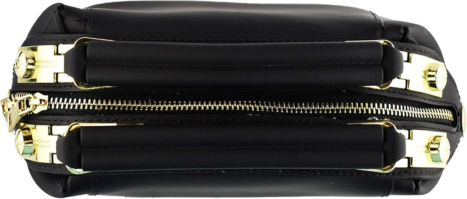 کیف دستی کوچک زنانه گالف دیلز، مدل جعبه ای مستطیلی، رنگ ثابت، از جنس سیلیکون - مشکی