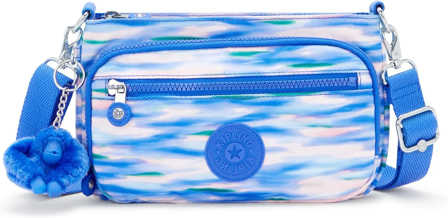 کیپینگ کیف دوشی زنانه مدل Milos Up با بند جداشدنی آبی کمرنگ کوچک I6603-TX9