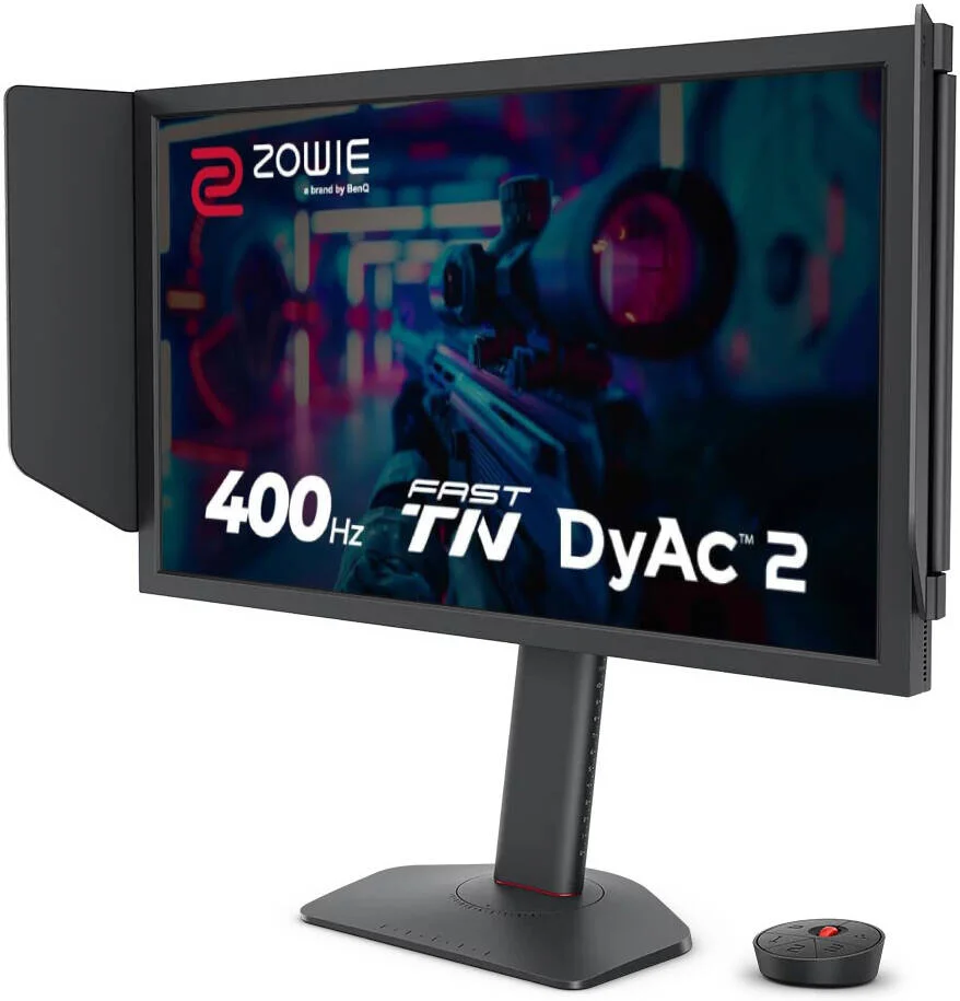 مانیتور گیمینگ BenQ Zowie XL2566X+، نمایشگر 24 اینچی TN، رزولوشن FHD، نرخ نوسازی تا 400 هرتز، فناوری DyAc 2، Black eQualizer، Color Vibrance، S Switch، محافظ صفحه، مشکی | XL2566X+ مانیتور گیمینگ BenQ Zowie XL2566X+، نمایشگر 24 اینچی TN، رزولوشن FHD، نرخ نوسازی تا 400 هرتز، فناوری DyAc 2، Black eQualizer، Color Vibrance، S Switch، محافظ صفحه، مشکی | XL2566X+
