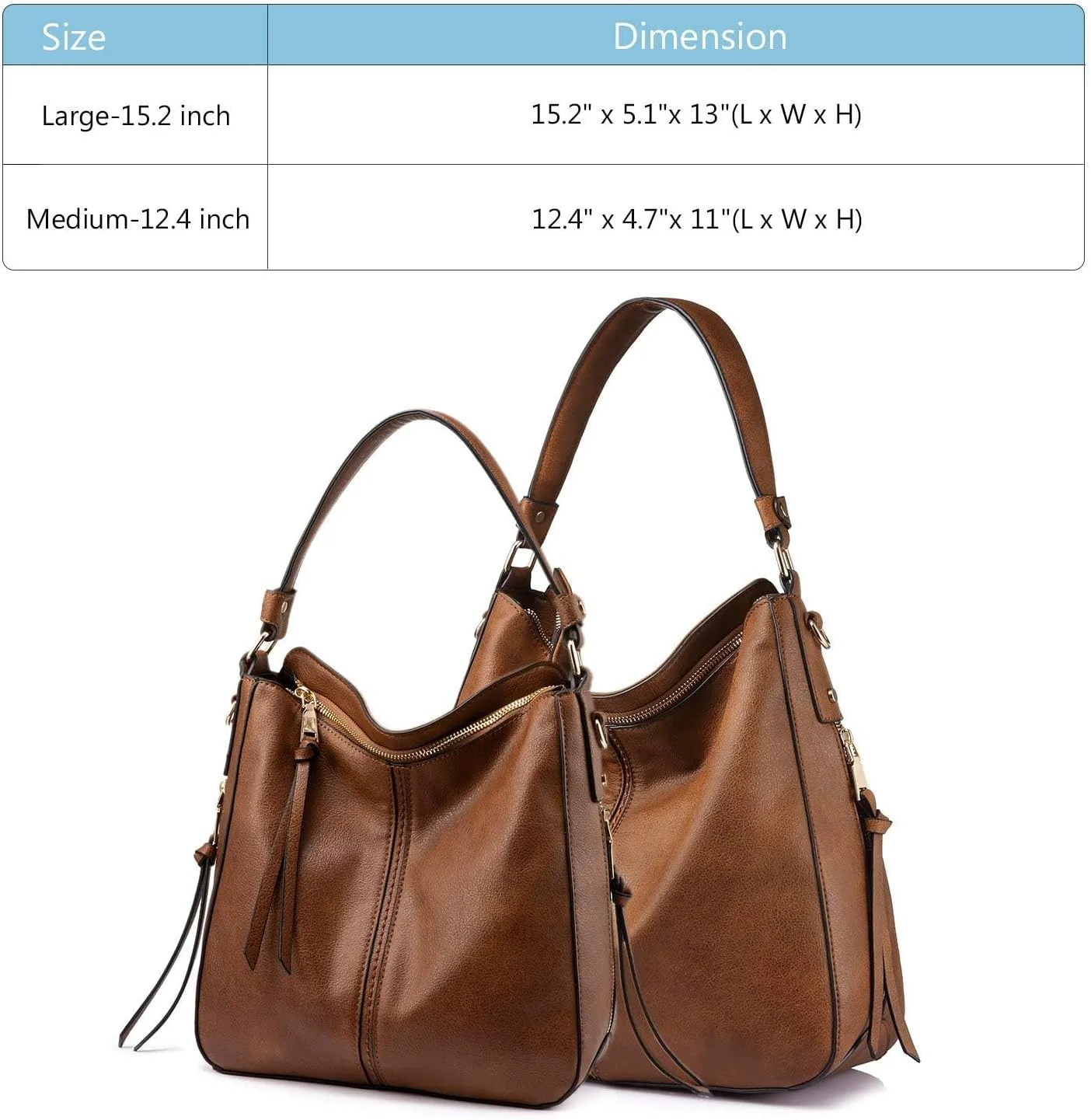 کیف دستی زنانه KASTWAVE، کیف بزرگ دوشی زنانه، کیف سطلی چرمی مصنوعی، قهوه ای کیف دستی زنانه KASTWAVE، کیف بزرگ دوشی زنانه، کیف سطلی چرمی مصنوعی، قهوه ای