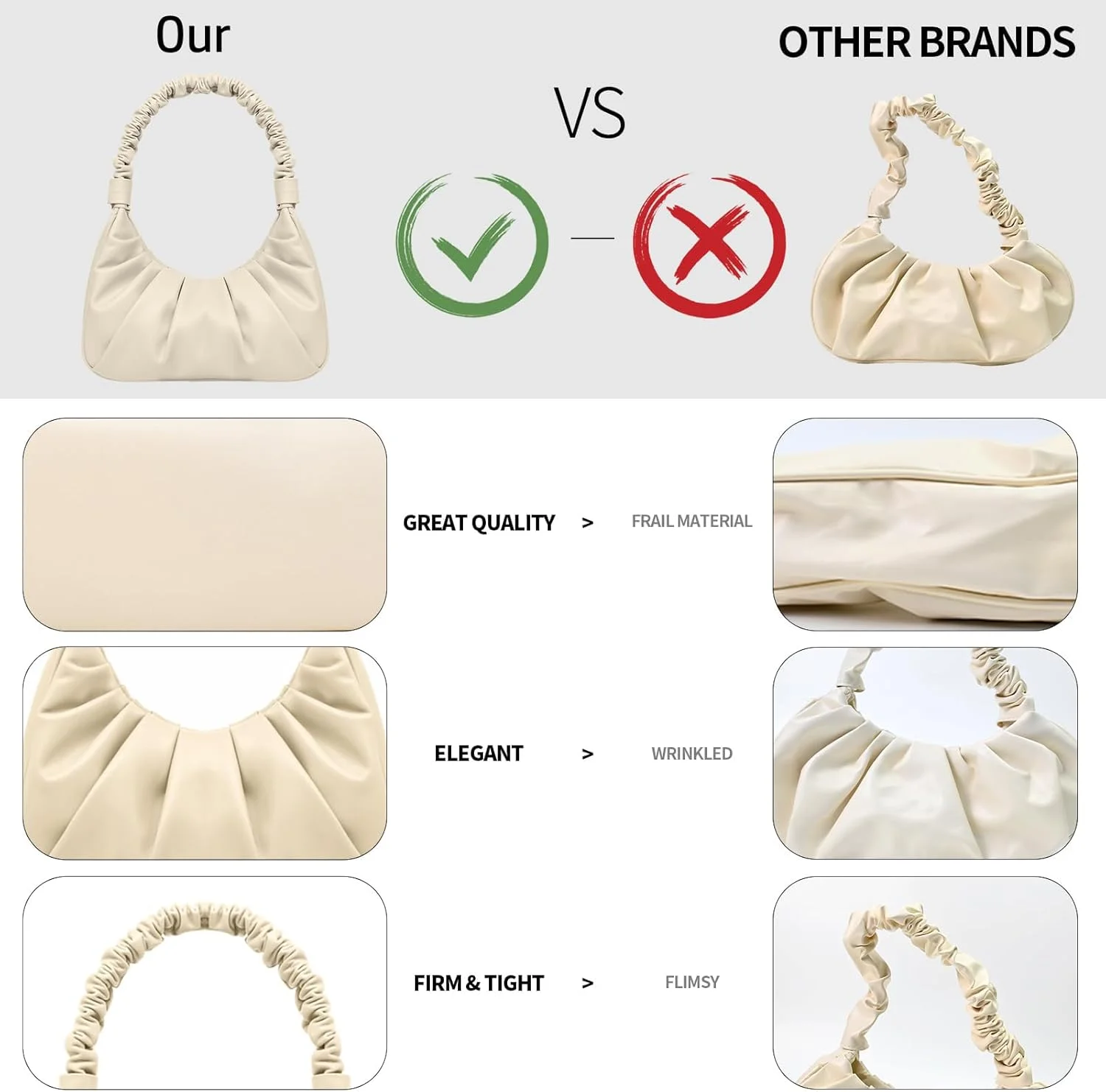 کیف دستی کوچک KASTWAVE، کیف دوشی کوچک زنانه، کیف کلاچ Sofii، کیف های مد روز زنانه