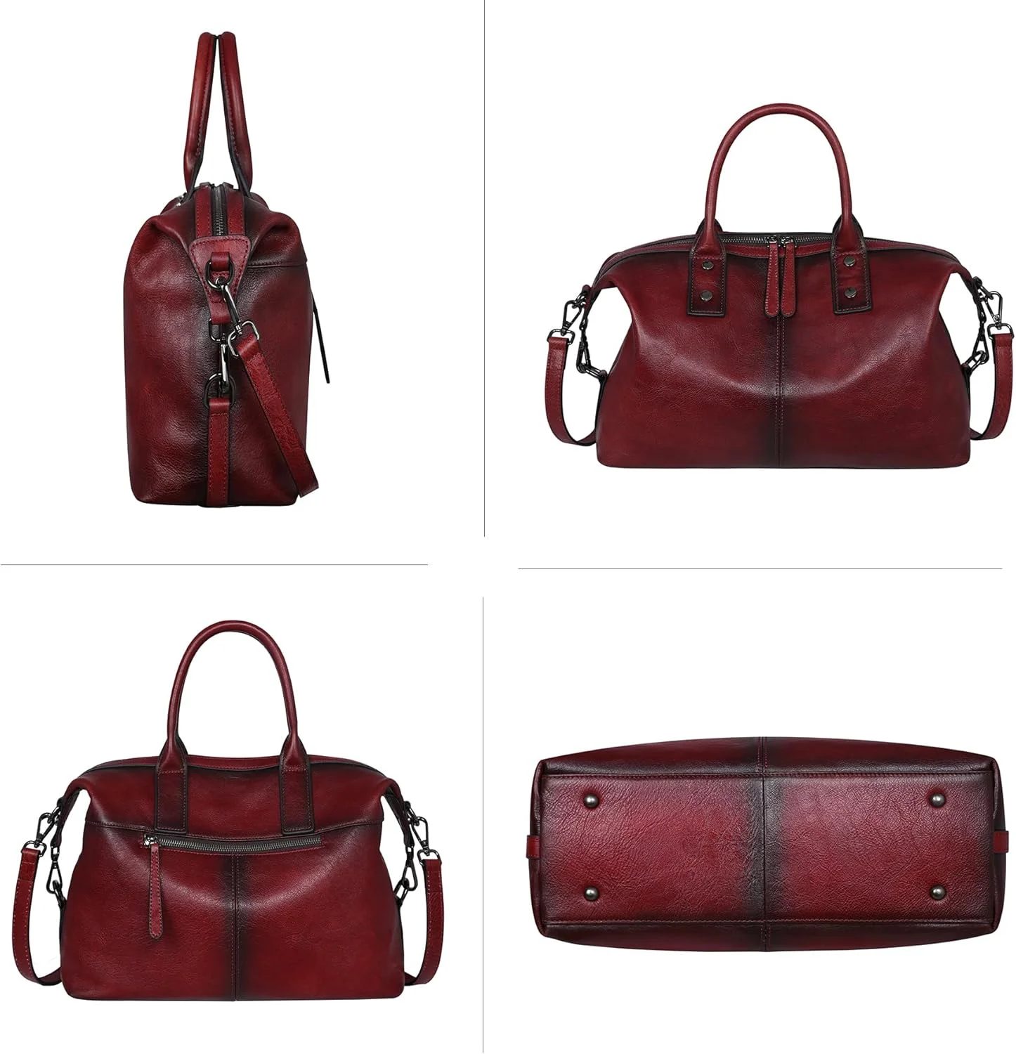 کیف دستی چرمی زنانه مدل Satchel، کیف دوشی جادار