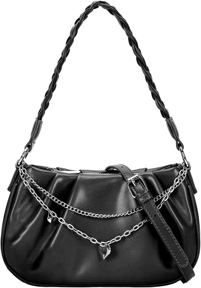 کیف دوشی زنانه، کیف کوچک مدل هوبو، کیف دستی و کیف کلاچ چرمی