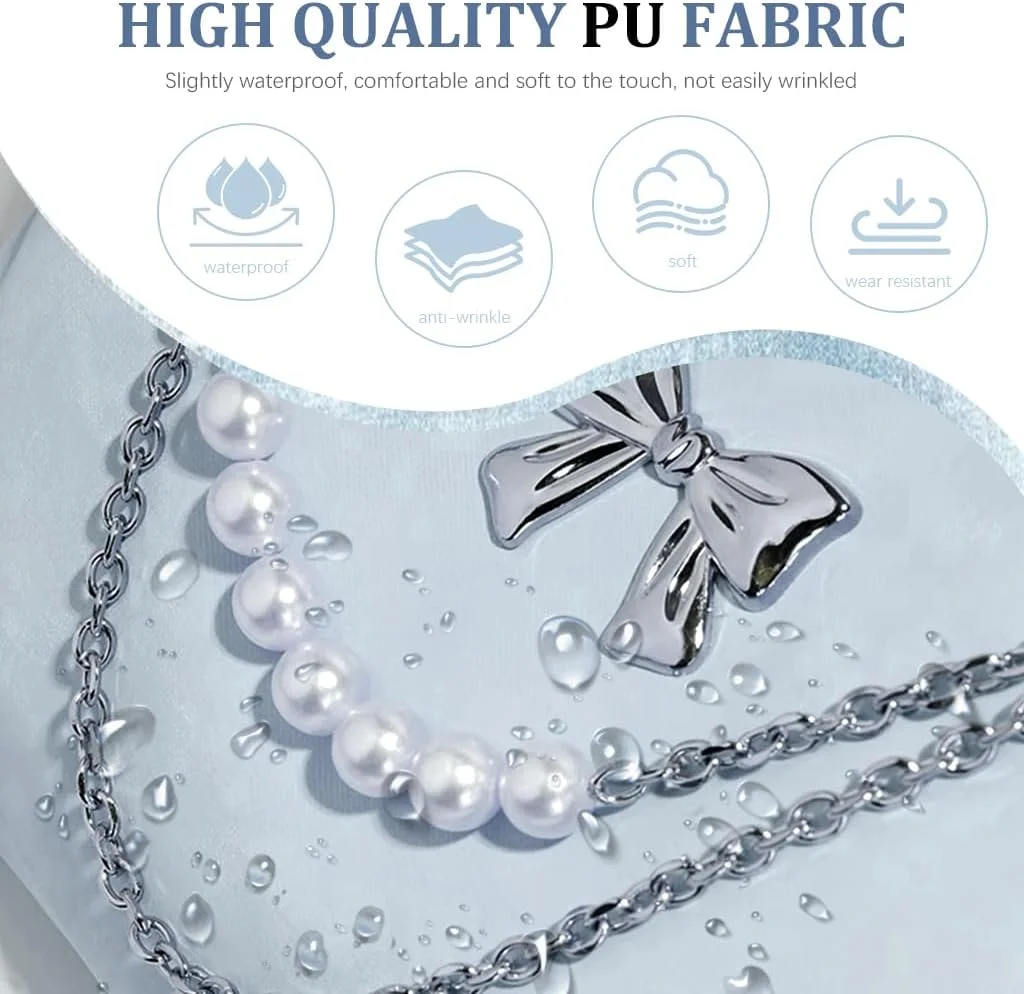 کیف دستی زنانه چرم مصنوعی PU، کیف دوشی مدل Hobo، کوله پشتی تبدیلشونده، آویز پاپیونی شیک زنجیردار، کیف دستی روزمره شیک، کیف جادار، آبی کیف دستی زنانه چرم مصنوعی PU، کیف دوشی مدل Hobo، کوله پشتی تبدیلشونده، آویز پاپیونی شیک زنجیردار، کیف دستی روزمره شیک، کیف جادار، آبی