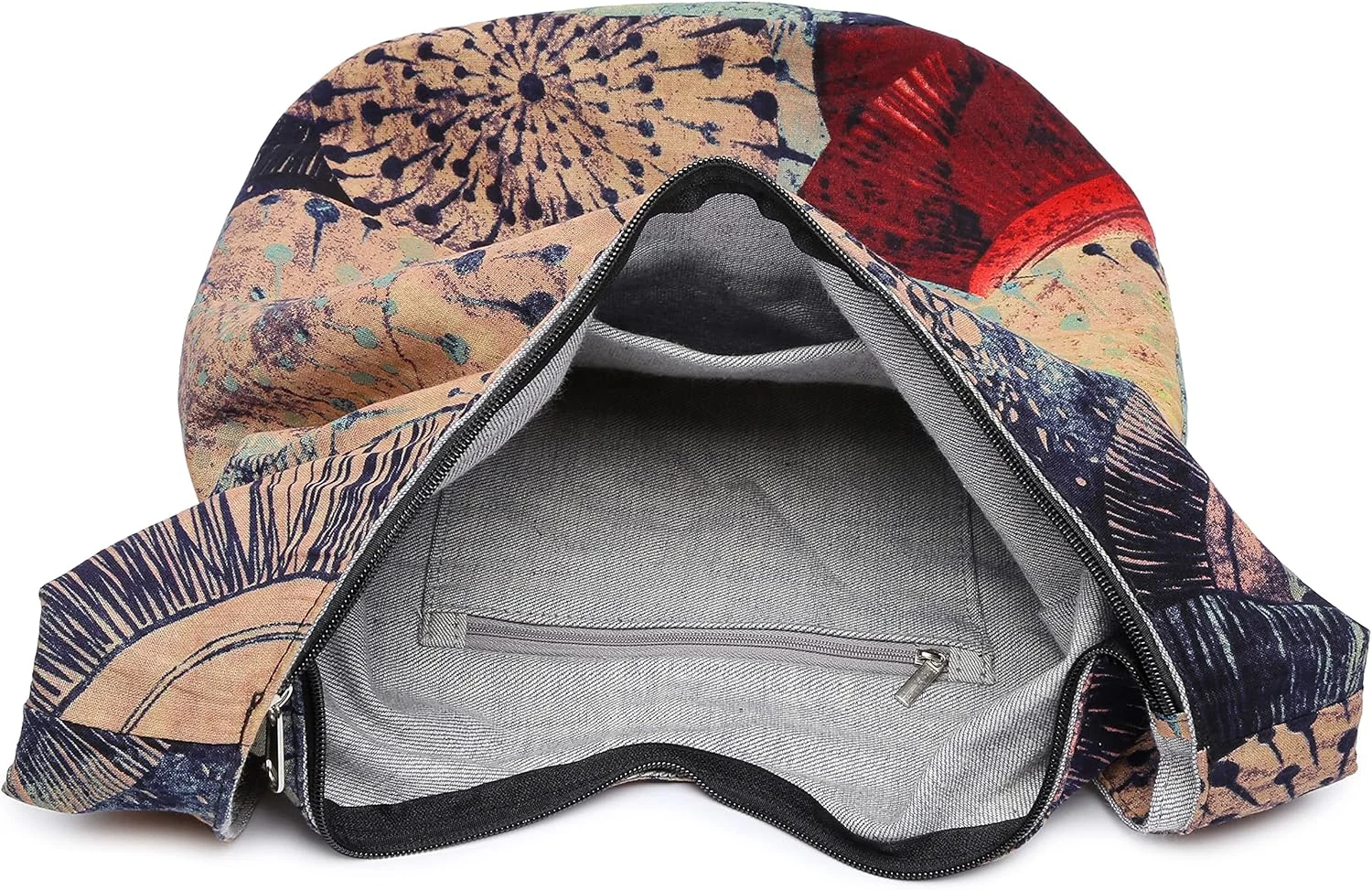 کیف دوشی زنانه طرح گلدار مدل بوهو