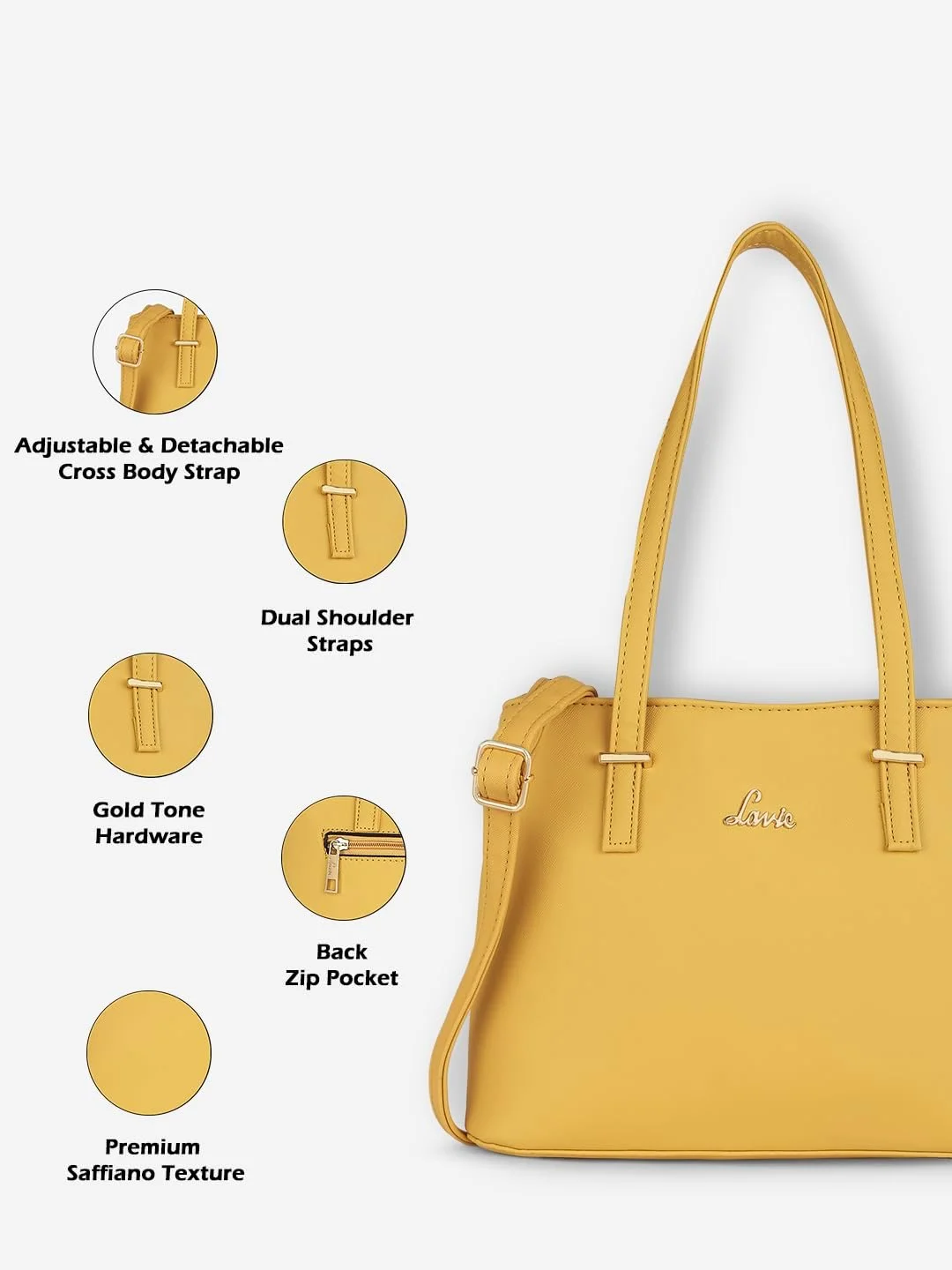 کیف دستی زنانه لاوی مدل Odiase متوسط