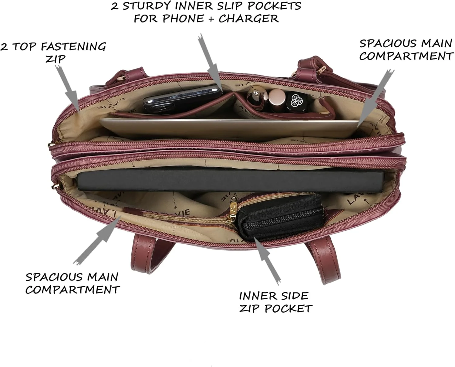 کیف دستی زنانه لاوی مدل Mobox طرح کروک کیف دستی زنانه لاوی مدل Mobox طرح کروک
