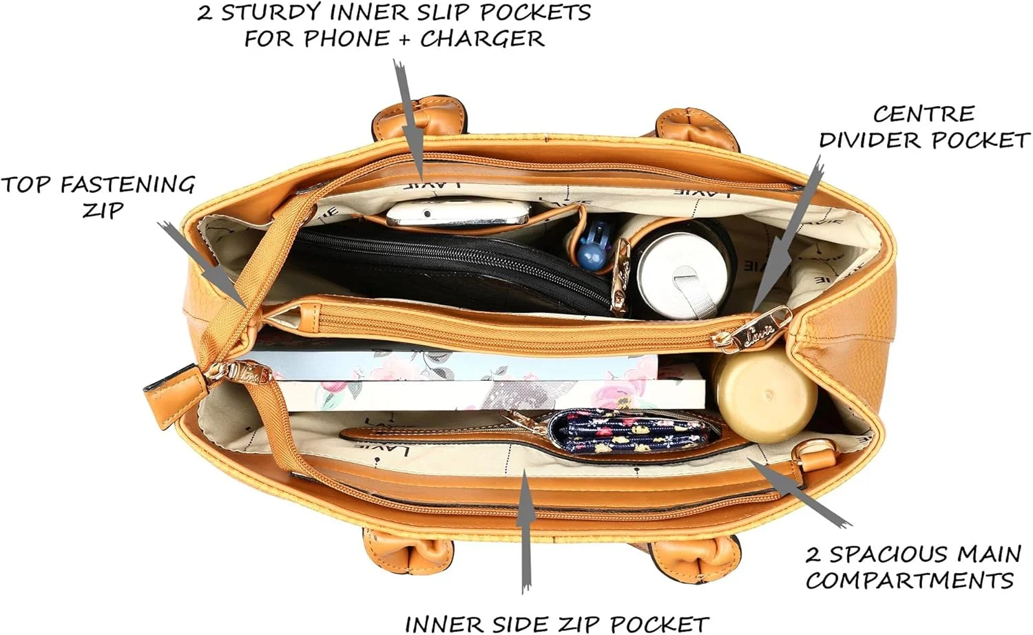 کیف دستی زنانه لاوی مدل Ficus، سایز کوچک (بسته 1 عددی) کیف دستی زنانه لاوی مدل Ficus، سایز کوچک (بسته 1 عددی)