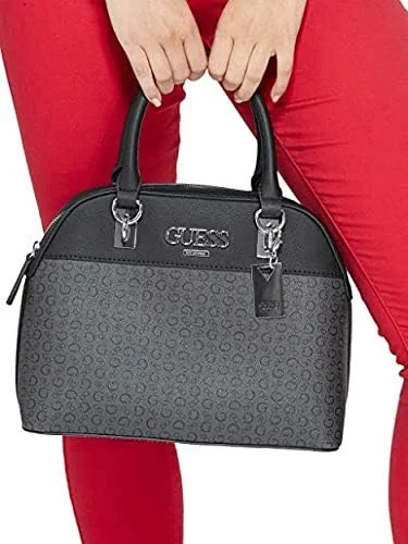 کیف دستی زنانه گس، مدل سطلی، کیف دوشی، جنس برزنت - رنگ ذغالی