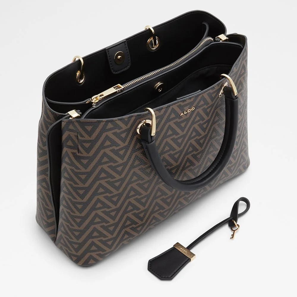 کیف دستی زنانه آلدو مدل Eile قهوه ای چند رنگ کیف دستی زنانه آلدو مدل Eile قهوه ای چند رنگ