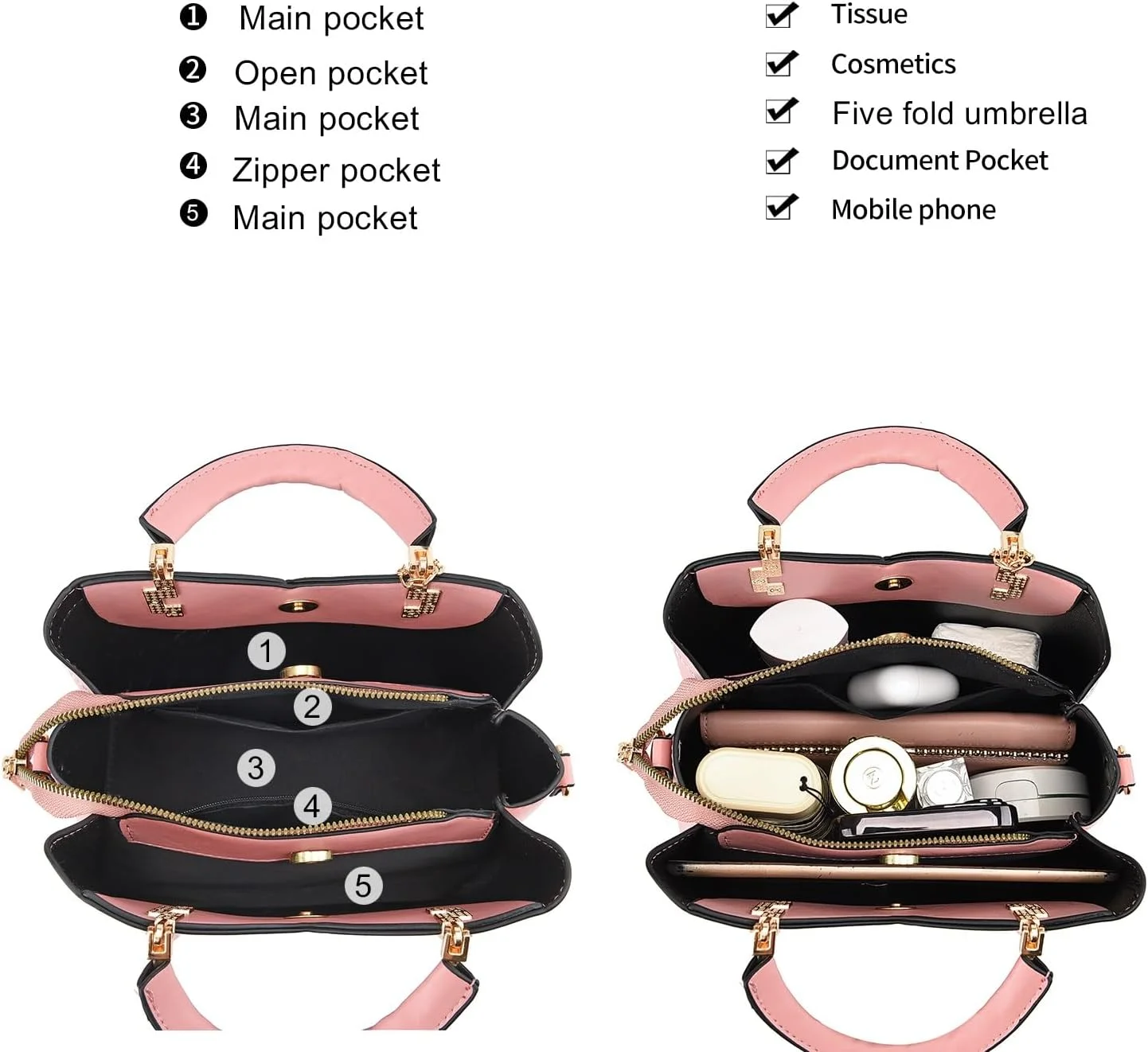 کیف دستی و کیف دوشی کوچک Xiaoyu زنانه، کیف کراس بادی شیک، کیف شانه سبک وزن، کیف دستی با دسته بالا