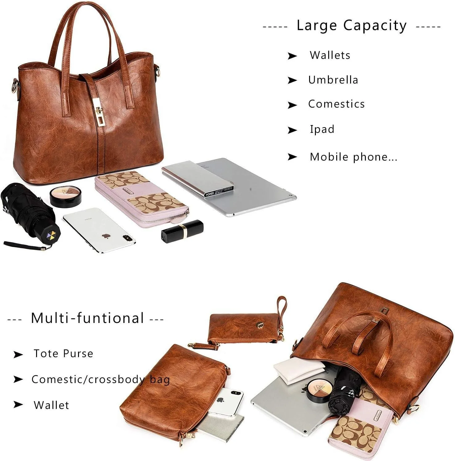 کیف دستی و کیف زنانه TcIFE، کیف بزرگ دوشی