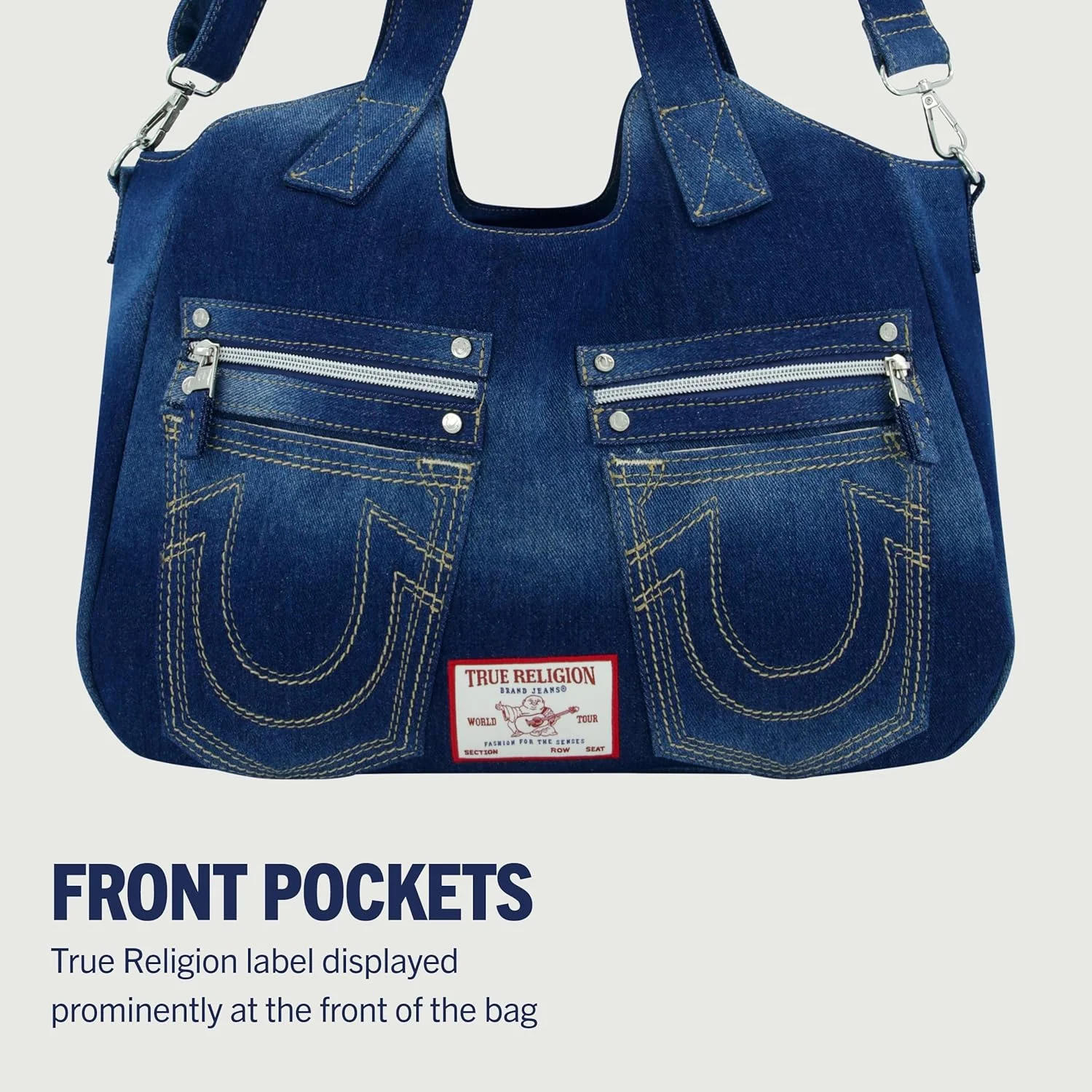 کیف دستی زنانه ترو ریلیجن، کیف رودوشی با لوگوی نعل اسب