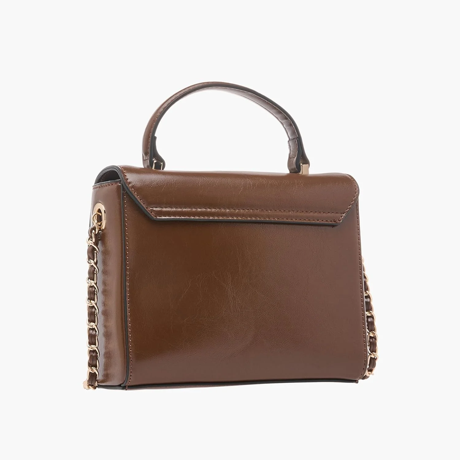 کیف دستی زنانه بافتدار پاپریکا با دسته بالایی و بند زنجیری، قهوهای، یک سایز کیف دستی زنانه بافتدار پاپریکا با دسته بالایی و بند زنجیری، قهوهای، یک سایز