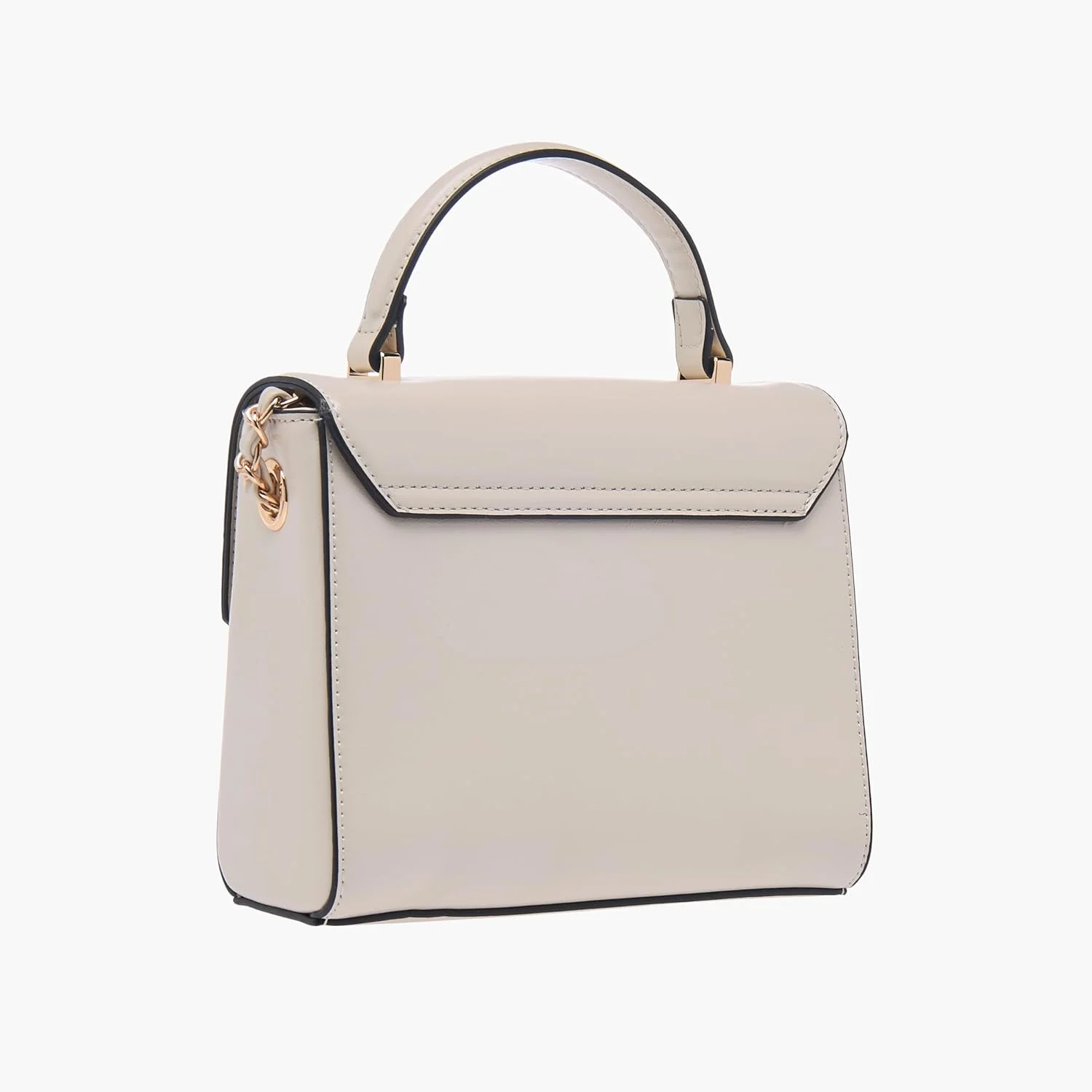 کیف دستی زنانه بافت دار پاپریکا با دسته بالایی و بند زنجیری، رنگ عاجی، تک سایز کیف دستی زنانه بافت دار پاپریکا با دسته بالایی و بند زنجیری، رنگ عاجی، تک سایز