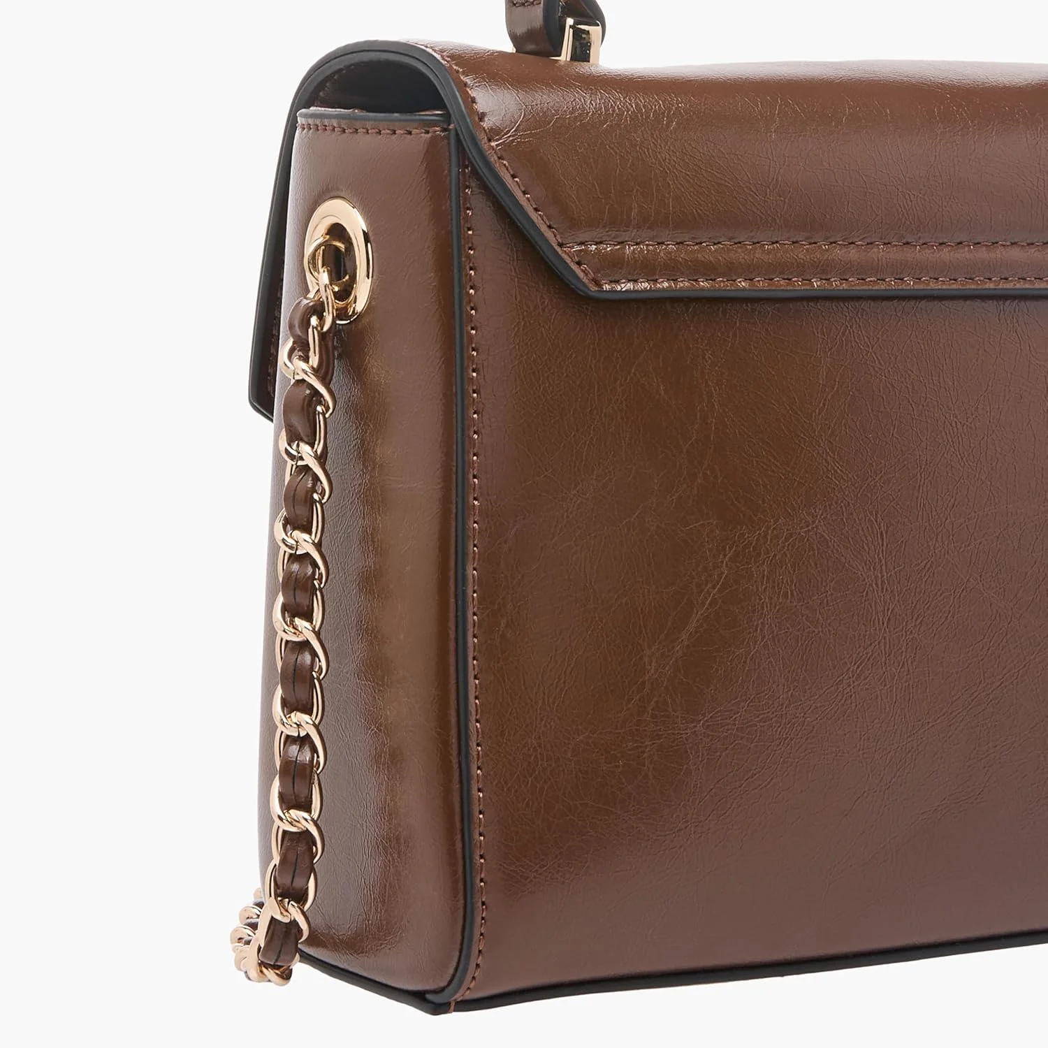 کیف دستی زنانه بافتدار پاپریکا با دسته بالایی و بند زنجیری، قهوهای، یک سایز کیف دستی زنانه بافتدار پاپریکا با دسته بالایی و بند زنجیری، قهوهای، یک سایز