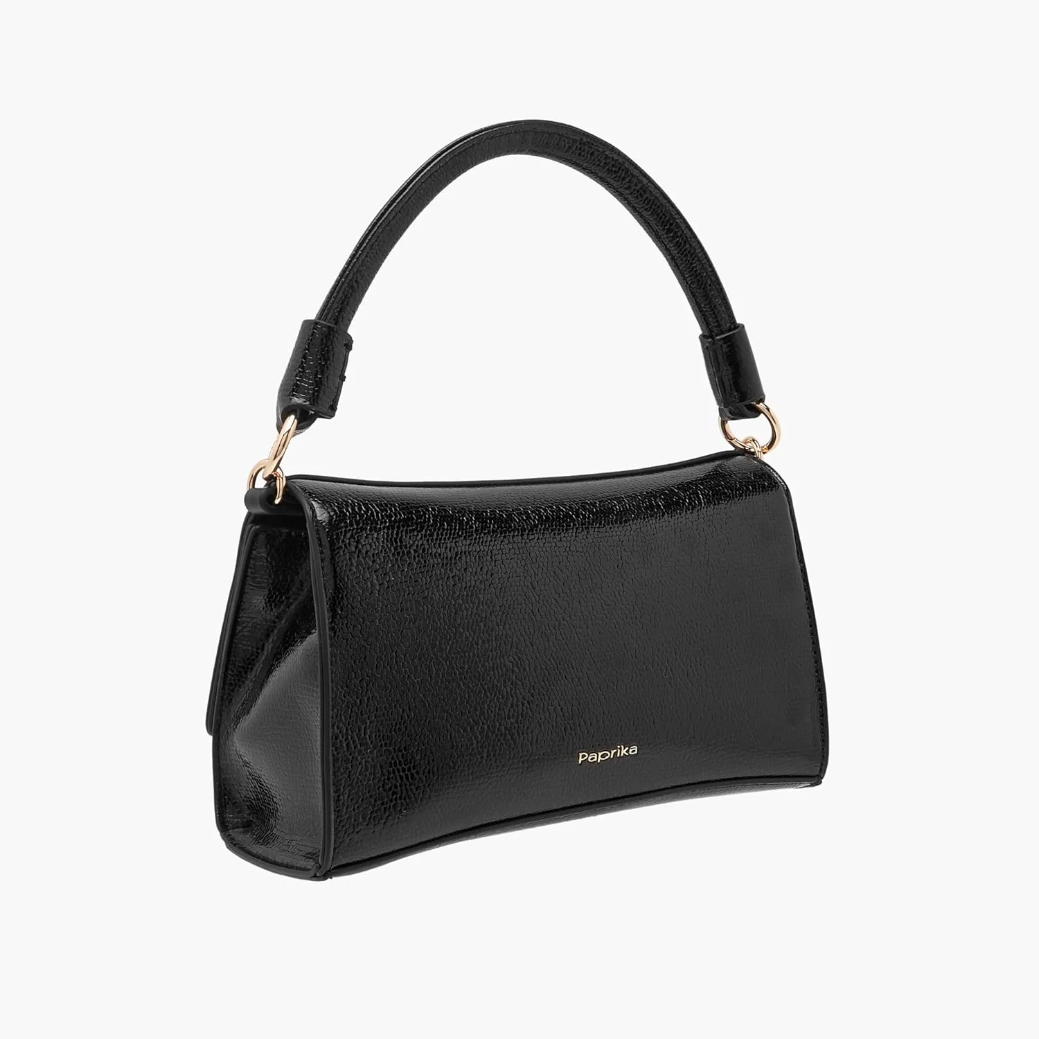 کیف دوشی زنانه پاپريكا با تزیینات و بند زنجیری و بست دکمه مغناطیسی، مشکی رایگان، سایز واحد کیف دوشی زنانه پاپريكا با تزیینات و بند زنجیری و بست دکمه مغناطیسی، مشکی رایگان، سایز واحد