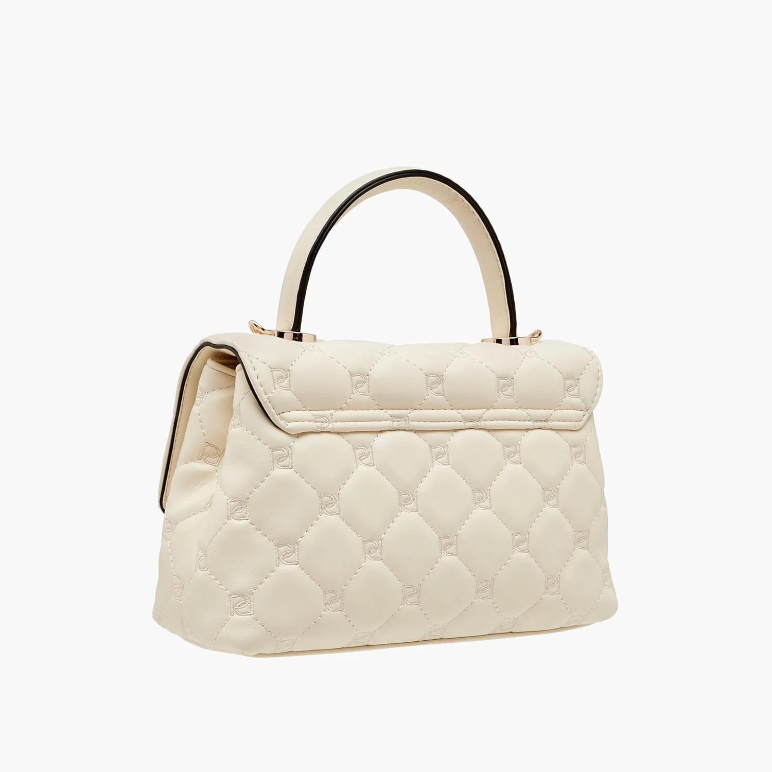 کیف دستی زنانه پاپریکا مدل Satchel با طرح لوزی، بند جداشدنی و درب دار - عاجی، سایز One Size کیف دستی زنانه پاپریکا مدل Satchel با طرح لوزی، بند جداشدنی و درب دار - عاجی، سایز One Size