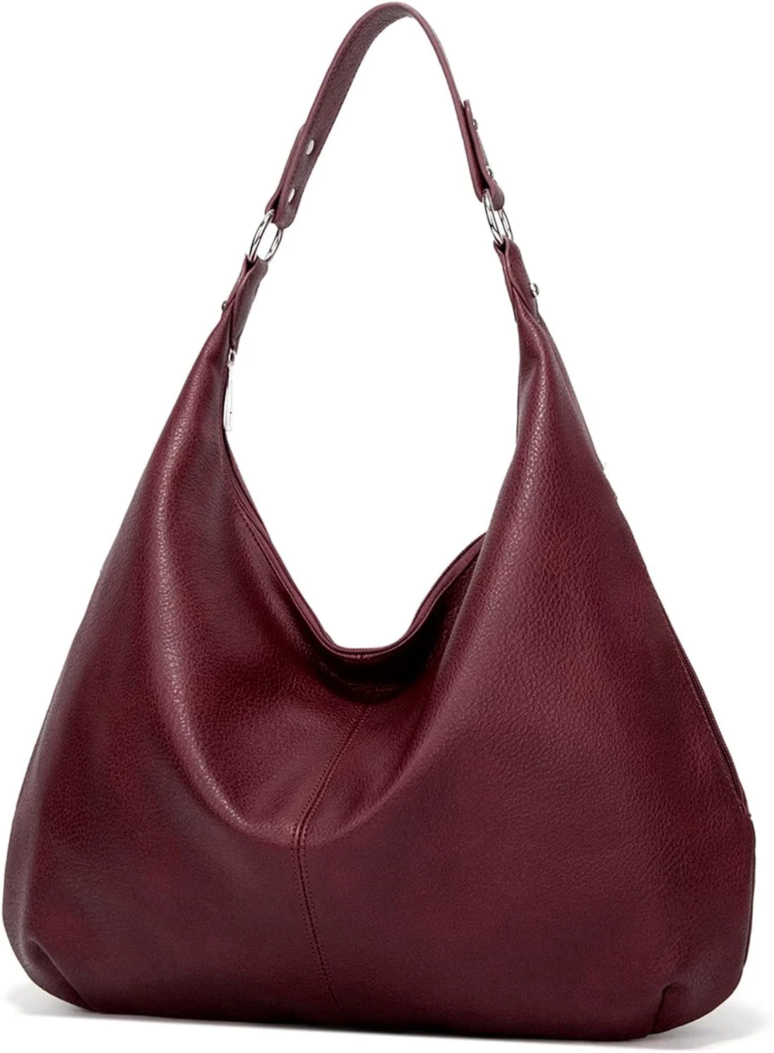 کیف های دستی زنانه، چرم PU نرم، کیف شانه ای جادار، کیف پول با زیپ