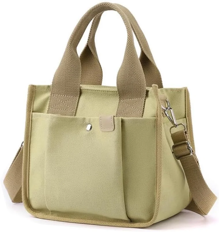 کیف دستی کوچک بومى زنانه با زیپ، کیف کراس بادی چند جیبی Azonee، کیف شانه ای، کیف دستی غیر رسمی برای استفاده روزانه، مسافرت و کار