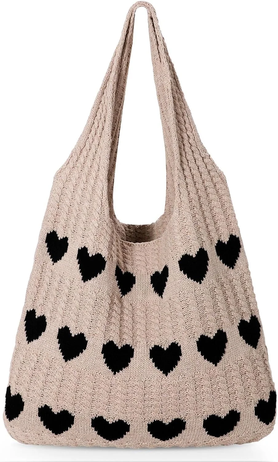 کیف بافتنی ساحلی زنانه آزونه، کیف دستی بافتنی تابستانی، کیف دستی زیبا، کیف دستی بوهو، کیف دستی شانه ای برای تعطیلات تابستانی، کیف دستی بافتنی زیبا