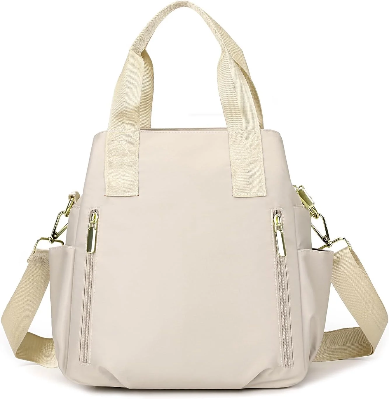 کیف دستی بوم بزرگ Azonee، کیف سبک وزن سه محفظه ای زنانه، کیف دستی دسته دار با زیپ سه گانه، کیف مسافرتی نایلونی چند جیبی، کیف های دستی ضد آب