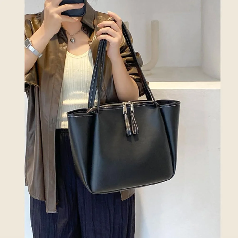 کیف دستی بزرگ زنانه آزونه، کیف دوشی جادار و شیک، مناسب کار، سفر و استفاده روزمره