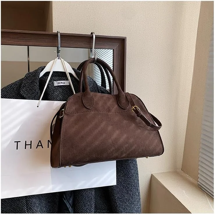 کیف دستی زنانه замшевый آزونه، کیف دستی دسته دار کلاسیک، کیف دوشی شیک برای دفتر و مسافرت