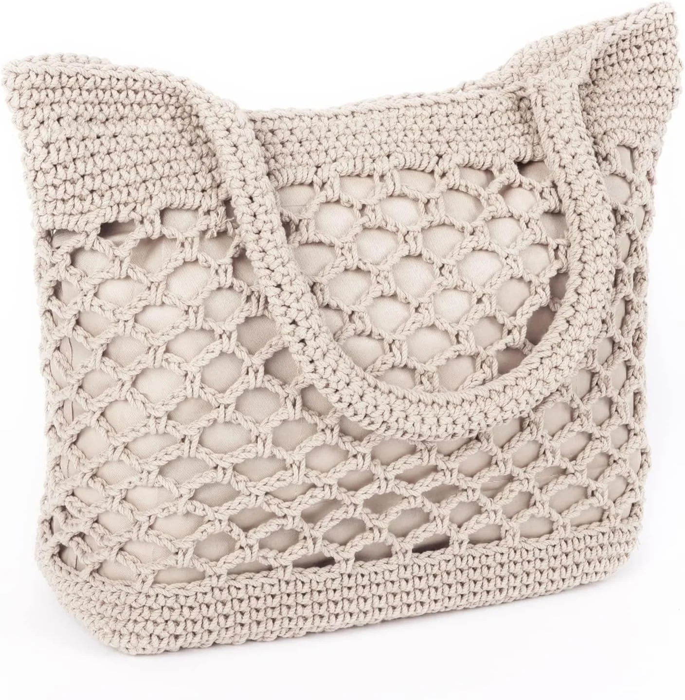 کیف ساحلی نخی، کیف دستی زنانه، کیف دستی سبک و غیررسمی برای مسافرت، پیاده‌روی، پیک‌نیک، تعطیلات، استفاده روزمره و فضای باز