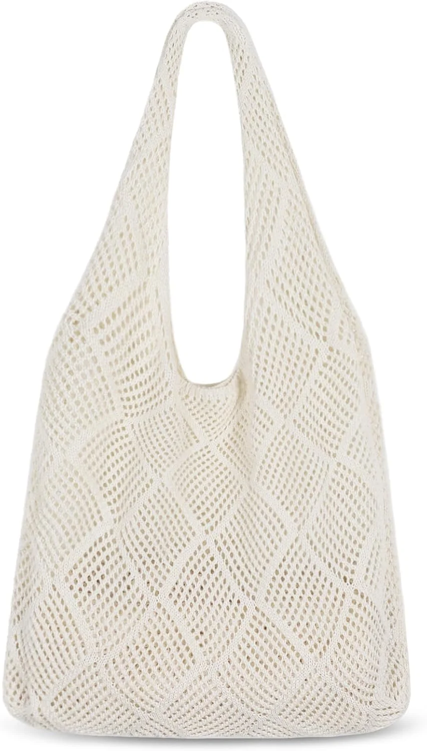 کیف های بافتنی زنانه، کیف دستی ساحلی تابستانی، کیف دستی زیبا، کیف هیپی