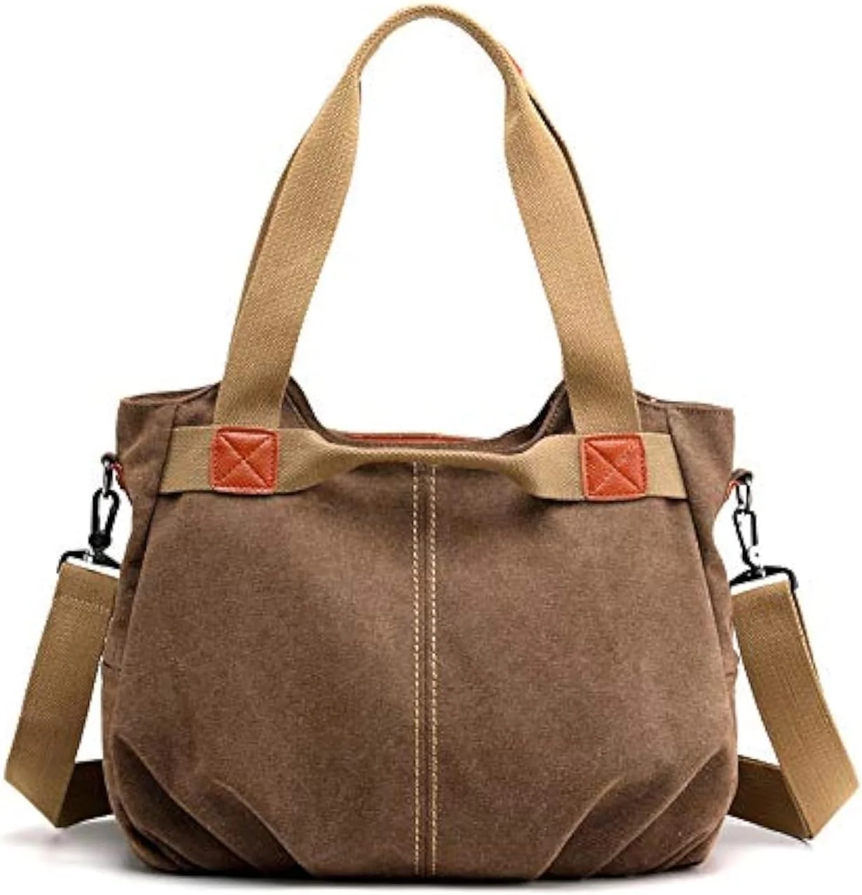 کیف دوشی بزرگ زنانه مدل NP Retro، مناسب پاییز و زمستان، کیف دستی قابل حمل، کیف بزرگ برزنتی، کیف کار، مناسب دانشجویان، کارمندان اداری، لوازم ضروری سفر برای زنان و دختران نوجوان