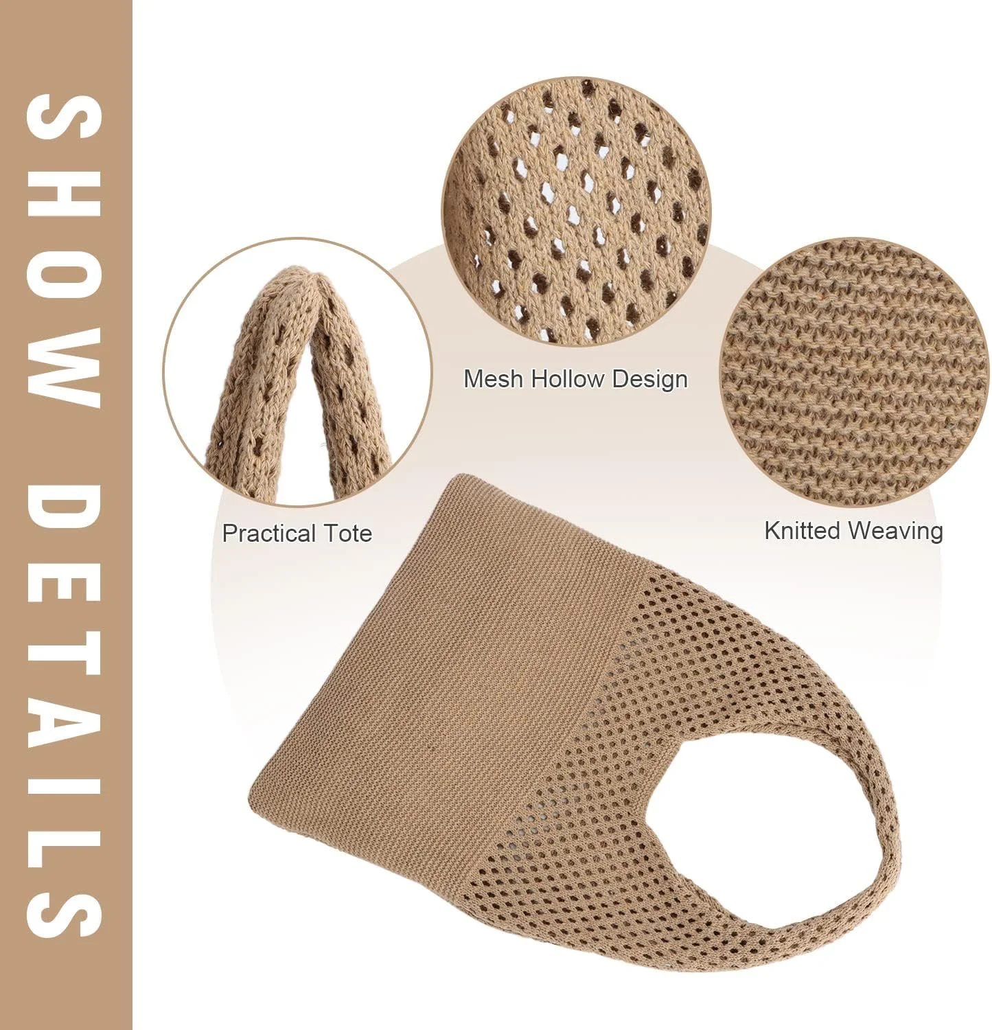 کیف بافتنی توری، کیف ساحلی توری، کیف زنانه مدل بوهو تابستانی، کیف دوشی وینتیج، کیف های بافتنی دستی، کیف های خرید توری با ظرفیت بزرگ