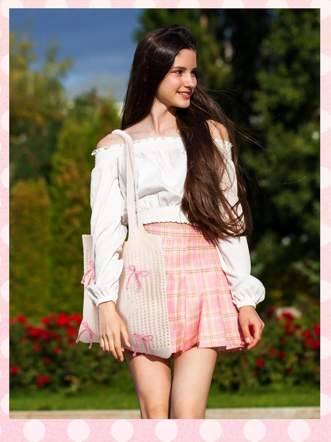 کیف دستی زنانه و دخترانه با پاپیون - کیف بزرگ دستی با طرح فانتزی برای تابستان، ساحل، مدرسه و خرید کیف دستی زنانه و دخترانه با پاپیون - کیف بزرگ دستی با طرح فانتزی برای تابستان، ساحل، مدرسه و خرید