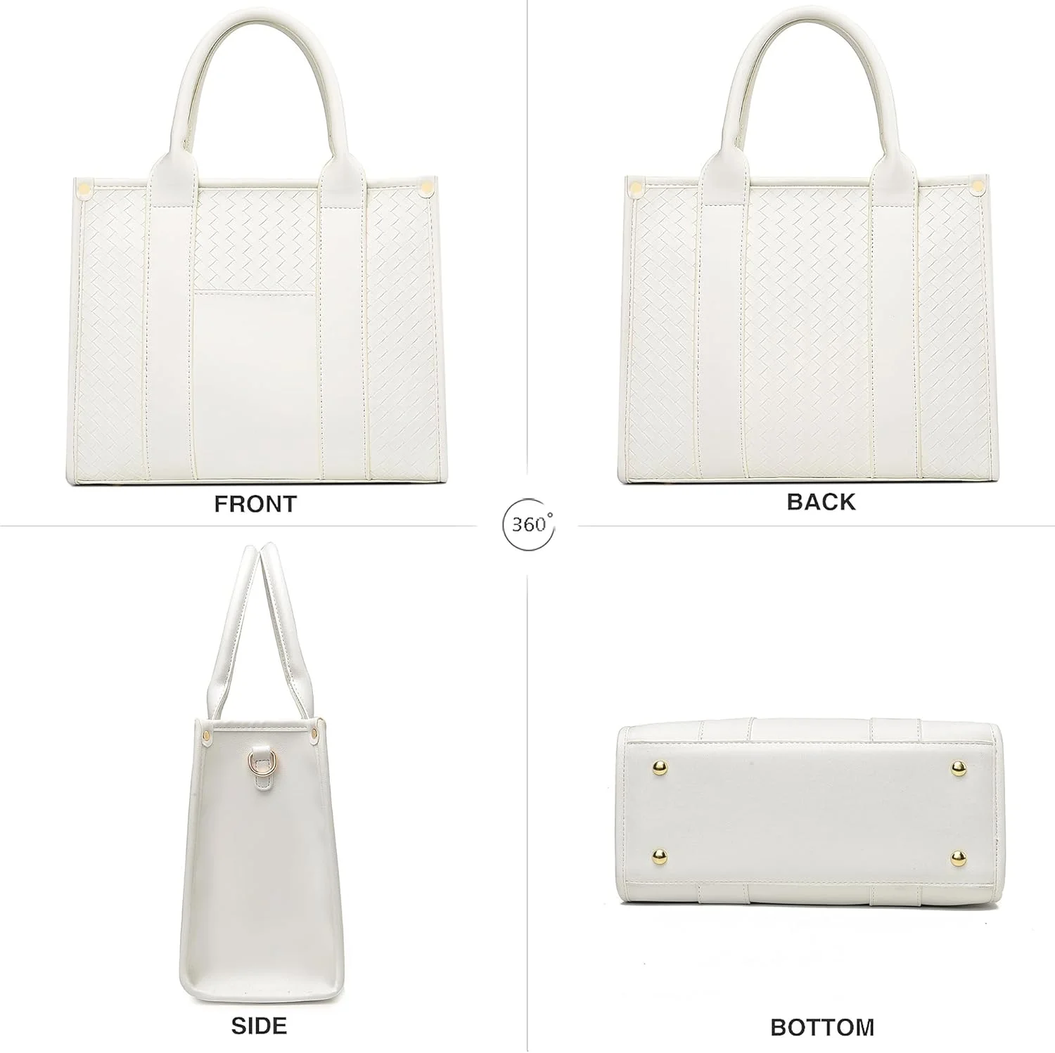 کیف دستی زنانه دوشی، کیف های دستی چرمی PU با دسته بالایی و زیپ