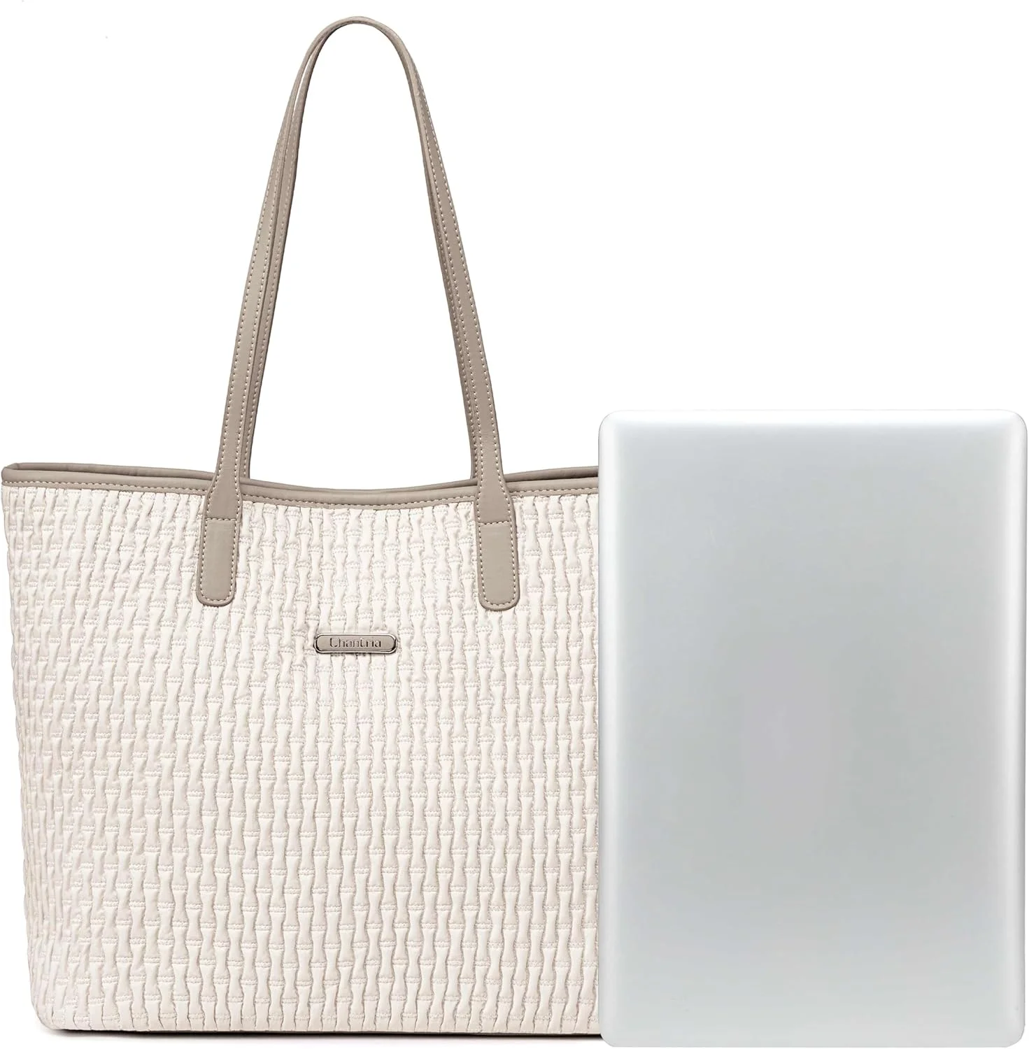 کیف دستی زنانه Chantria مدل Premium، ضد آب، چند منظوره با محفظه‌های متعدد، مناسب استفاده روزمره، اداری، دانشگاه، CB00801